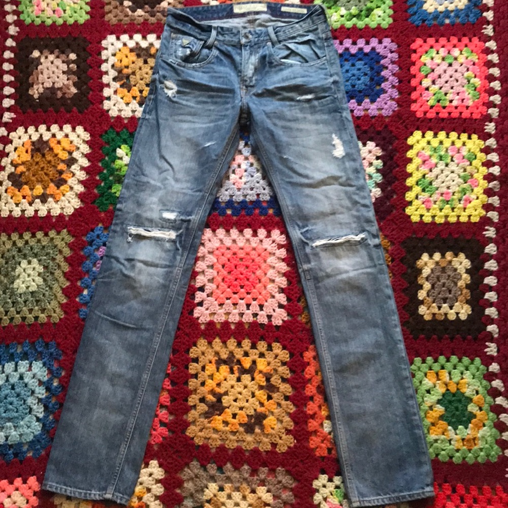 VINTAGE GUESS alameda-slim tapered  jeans - Picture 2 of 11